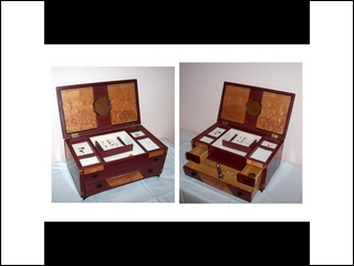 Brazilian Purple Heart and Quilted Maple Jewlery Box
