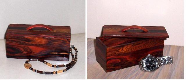 Brazilian Cocobola keepsake box