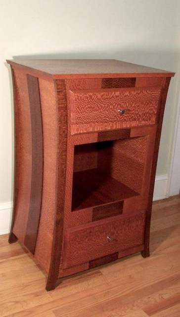 Solid Austrailian Lacewood Cabinet