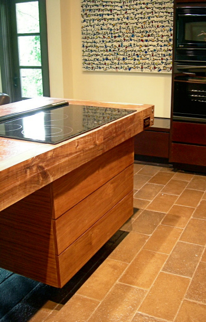 Kitchen island cabinet