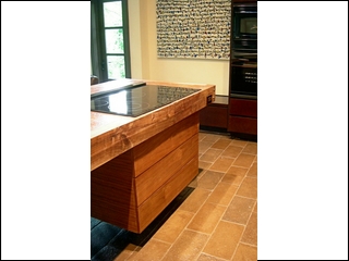 Kitchen island cabinet