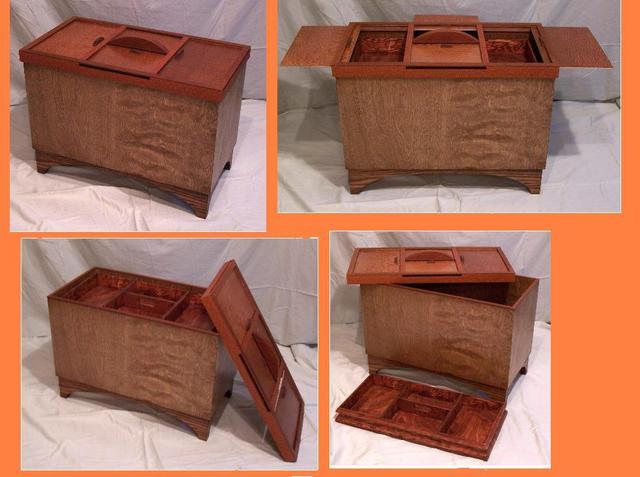 Birch and Australian Lacewood chest