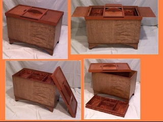 Birch and Australian Lacewood chest