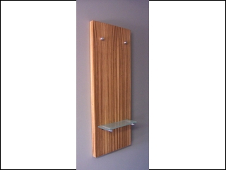 zebrawood shelf