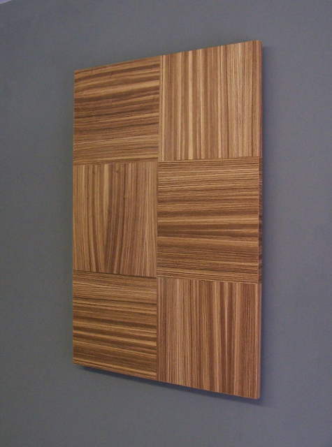 zebrawood wall decor