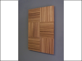 zebrawood wall decor