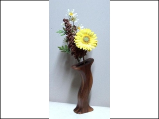 Walnut Vase