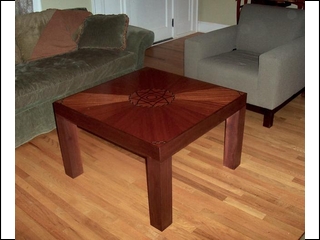 Mahogany with Inlay