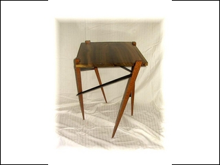 Poplar and Lacewood Occasional Table