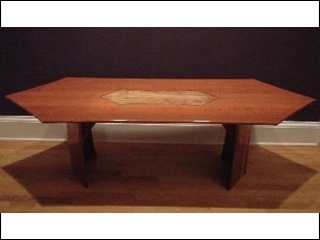 6 ft Long Australian Lacewood coffee table